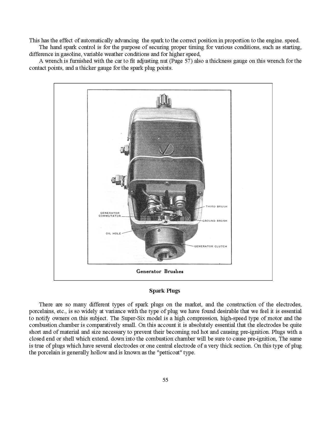1916 Hudson Super-Six Reference Book Page 67